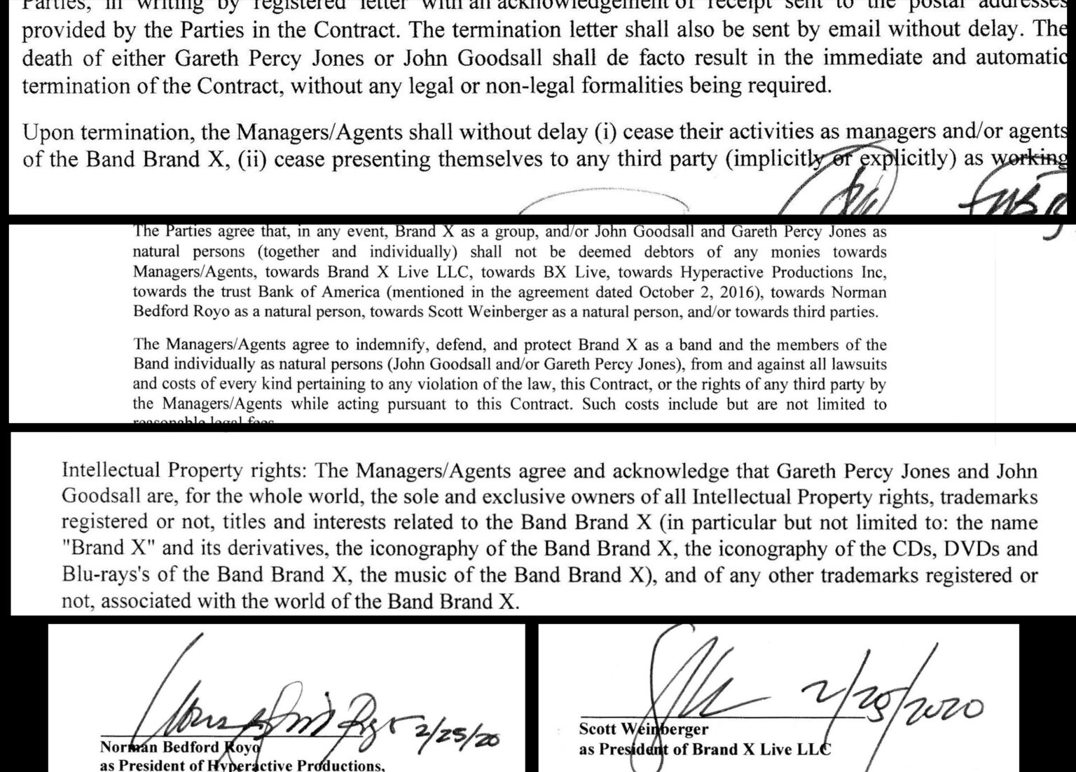 Brand X thieves Official Brand X