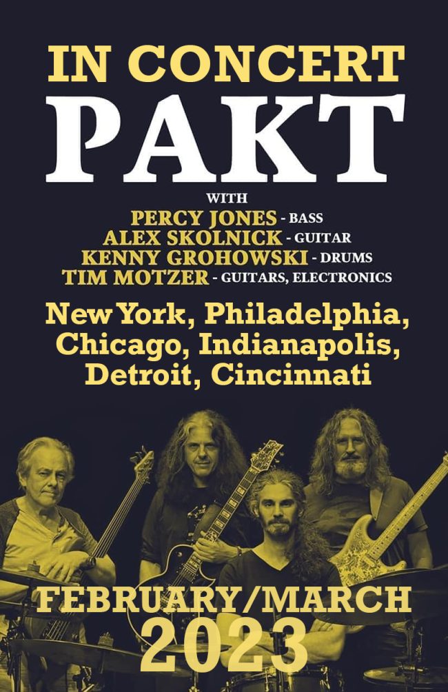 PAKT tour poster PAKT tour poster